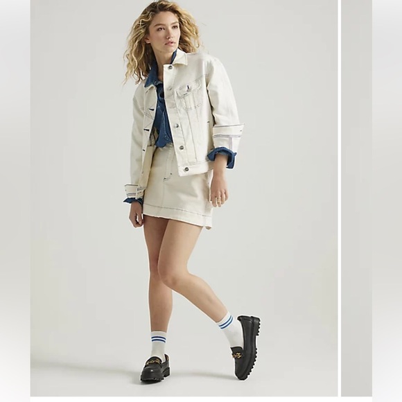 Lee WOMEN'S RIDER LOOSE FIT JACKET Small - Picture 1 of 10